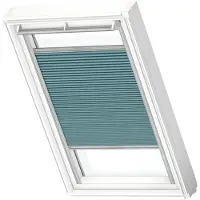 Velux Manueel Verduisterend Plisségordijn Fhc Mk08 1173s Petrol Blauw