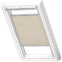 Velux Manueel Lichtdoorlatend Plisségordijn Fhl P10 1283s Beige Clair