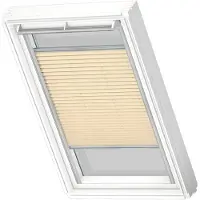 Velux Manueel Lichtdoorlatend Plisségordijn Fhl M04 1278s Beige
