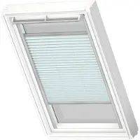 Velux Manueel Lichtdoorlatend Plisségordijn Fhl M04 1285s Zachtblauw