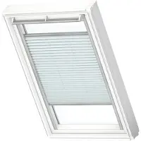 Velux Manueel Lichtdoorlatend Plisségordijn Fhl P10 1285s Zachtblauw