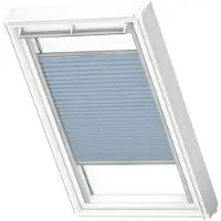 Velux Manueel Lichtdoorlatend Plisségordijn Fhl Pk08 1286s Jeansblauw