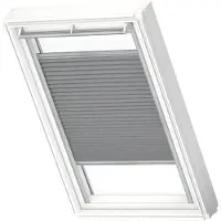 Velux Manueel Lichtdoorlatend Plisségordijn Fhl Pk10 1282s Donkergrijs