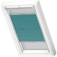 Velux Manueel Verduisterend Plisségordijn Fhc M04 1173s Petrol Blauw