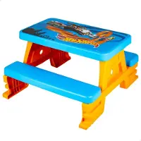Hot Wheels Infantil Picnic Table Geel 69 x 79 x 42 cm Kinderen