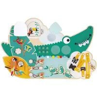 Janod Tropik Crocodile Activity Board Groen Kinderen