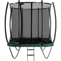 Avyna Trampoline Pro-Line 223 + Royal Class Veiligheidsnet + Ladder Groen