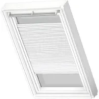 Velux Manueel Verduisterend Plisségordijn Fhc Mk06 1045swl Wit White Line