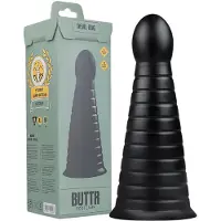 BUTTR Devil Dog - dildo met zuignap - zwart