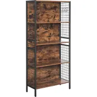Vasagle Staande plank met 4 planken, 74 x 30 x 155 cm