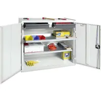 Stumpf & Kossendey gereedschap- en materiaalkast Serie 3000 lichtgrijs + 2 la...