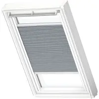 Velux Manueel Verduisterend Plisségordijn Fhc Pk04 1163swl Grijs White Line