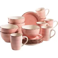 MÄSER Koffieservies Bel Tempo met spiraaldecoratie, 18 delen, voor 6 personen (set, 18-delig)