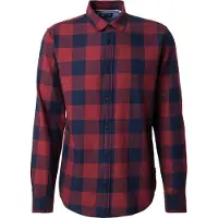 Jack & Jones Overhemd donkerblauw / wijnrood