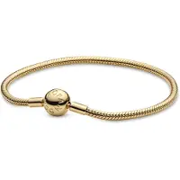Pandora Armbanden - Moments Schlangen-Gliederarmband in gold | Maat 21