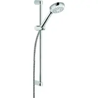 Kludi Logo glijstangset met handdouche 1S 60cm met doucheslang 160cm chroom 681600500