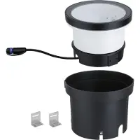Paulmann EBL Wallwasher 94669 Verlichtingssysteem Plug&Shine LED-vloerinbouwlamp LED Warmwit Antraciet