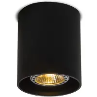 QAZQA Moderne opbouwspot zwart GU10 50mm - Tubo