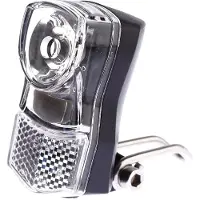 Ikzi Light Ikzilight Koplamp - Compact LED - Chroom - Met Bracket - Inclusief Batterijen