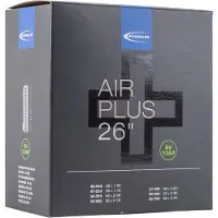 Schwalbe Air Plus binnenband 26 inch 40/62-559 met Frans ventiel 40 mm voor e-bike en cargobike