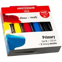 Amsterdam Acrylverf Primary Set + tuiten