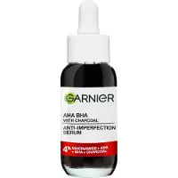 Garnier PureActive AHA BHA Charcoal Anti-Imperfection Serum For Impure