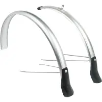 No Brand Eurofender Spatbordset Snello 28" x 51 mm zilver