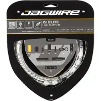 Jagwire Kabels & Jackets Kit 2x Elite Link Shift Kit Zilver