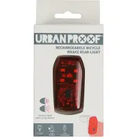 URBAN PROOF Achterlicht met remfunctie LED - USB oplaadbaar