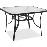 Garden Point Vierkante tafel Modena zwart