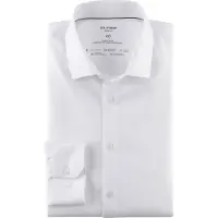 Olymp No. 6 Super Slim Fit businesshemd van twill met stretch-aandeel