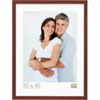 Deknudt S44CH3 30X40 Wissellijst Papierformaat: 30 x 40 cm (b x h x d) 32 x 42 x 1.2 cm Bruin