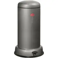 Wesco Baseboy Prullenbak met Soft Close | 20 Liter | Metaal - Grafiet | Pedaalemmer