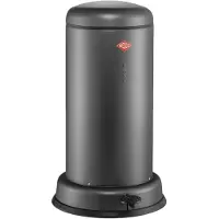 Wesco Baseboy Prullenbak met Soft Close | 20 Liter | Metaal - Mat grafiet | Pedaalemmer