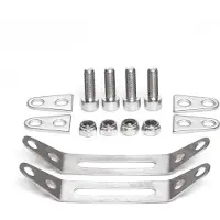 Tubus Clamp Set Montageset achterdrager voor seatstays zonder ogen (seatstays diameter 18-19 mm)