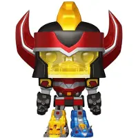 Funko POP! Mighty Morphin Power Rangers Bitty POP! Bots figuurtjes, 4-delige set, Megazord met Red Ranger, 2,5 cm