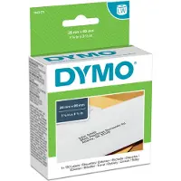 Dymo 1983173 Etiket Zwart op wit (28 mm x 89 mm)