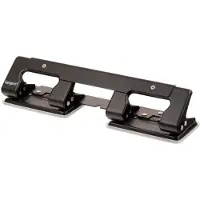 Kangaro perforator - 4-gaats - zwart - max. 12 vel
