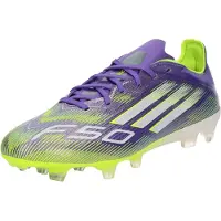 Adidas Voetbalschoen 'F50 Pro' lichtgroen / donkerlila / offwhite