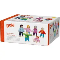 Goki Buigpopjes - Moderne Familie - 6 Stuks - 3 Jaar