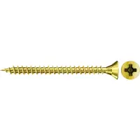 Fischer 551131 Spaanplaatschroeven 4 mm 50 mm Kruiskop Pozidriv Staal Galvanisch verzinkt 500 stuk(s)
