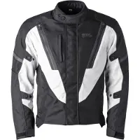 GMS Avon WP Zwarte Witte Waterdichte Textiele Motorjas Maat L
