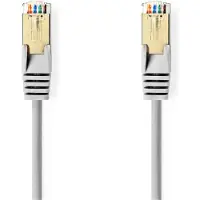 Nedis CCGP85121GY30, 3 meter, Cat5e, SF/UTP (S-FTP), RJ-45, RJ-45, grijs