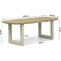 Lifestyle Garden Furniture Lifestyle Falcon/Talai dining tuintafel 240 x 120 cm