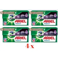 Ariel 4x Ariel All-in-1 Pods+ Wasmiddelcapsules Vleugje Lenor Frisheid 20 Stuks