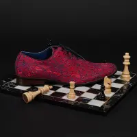 Lureaux Red Wonder - - Nette Kleurrijke Schoenen Met - Of Zonder - Print - Heren