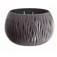 Prosperplast Bloemschaal Plantschaal Sandy Bowl 37cm ANTRACIET