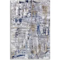 Elle Decoration Vloerkleed Malard - Grijs/Blauw 120 x 160 cm