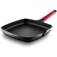Castey Inductie Grillplaat Met Afneembaar Handvat 27x27 Cm