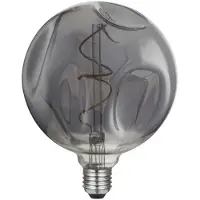 Creative Cables Dl700304 Bumped Smoky G140 E27 5w 150 Lumens 2000k Bolvormige Led-filamentlamp
